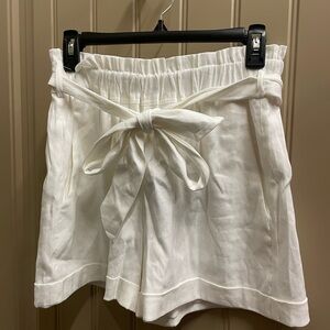 NWT Antonio Melani Linen Paper Bag Shorts